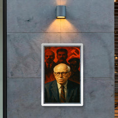 Andrei Sakharov under watchful Soviet shadows poster 2