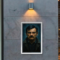 Andrei Tarkovsky zone rain portrait poster 2