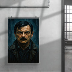 Andrei Tarkovsky zone rain portrait poster 4