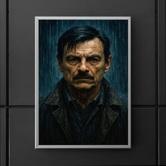Andrei Tarkovsky zone rain portrait poster 5