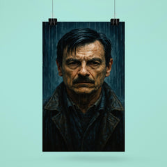 Andrei Tarkovsky zone rain portrait poster 6