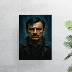 Andrei Tarkovsky zone rain portrait poster 7