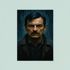 Andrei Tarkovsky zone rain portrait poster 8