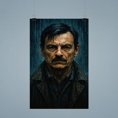 Andrei Tarkovsky zone rain portrait poster 9