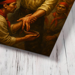 Andres Bonifacio Katipunan blood oath metal print mockup
