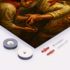 Andres Bonifacio Katipunan blood oath metal print mockup