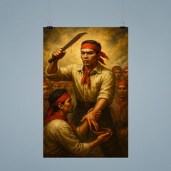 Andres Bonifacio Katipunan blood oath poster 9