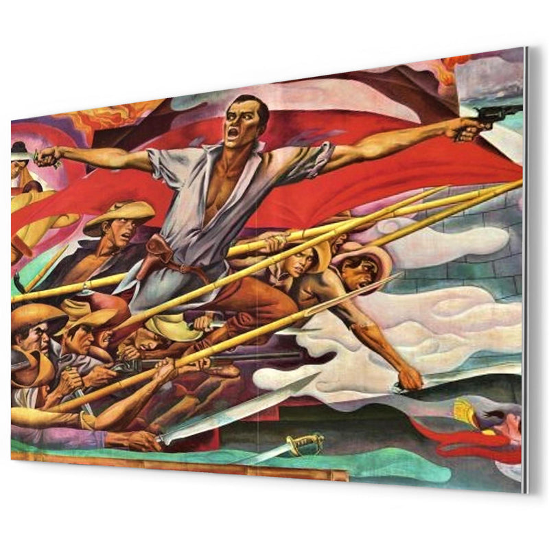 Andres Bonifacio metal print mockup