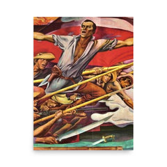 Andres Bonifacio poster on a plain backdrop in size 18"x24".