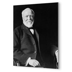 Andrew Carnegie metal print mockup