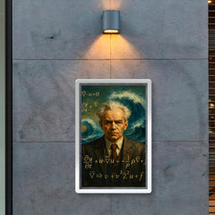 Andrey Kolmogorov before turbulent equations and waves poster 2