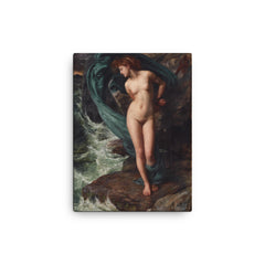 Andromeda by Edward John Poynter canvas print on a plain backdrop in size 12"x16".