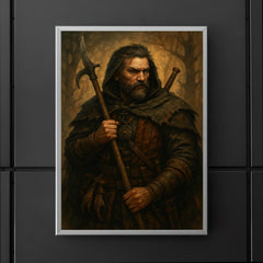 Andrzej Sapkowski inspired Slavic beast hunter original poster 5