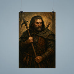 Andrzej Sapkowski inspired Slavic beast hunter original poster 9