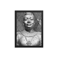 Ang Duong framed print on a plain backdrop in size 12"x16".