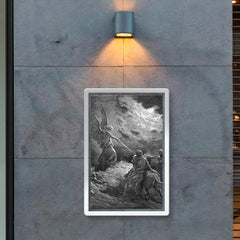 Angel Appears to Balaam by Gustave Dore, 1866 poster 2