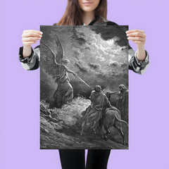 Angel Appears to Balaam by Gustave Dore, 1866 poster 3
