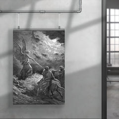 Angel Appears to Balaam by Gustave Dore, 1866 poster 4