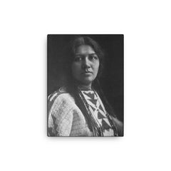 Angel De Cora canvas print on a plain backdrop in size 12"x16".