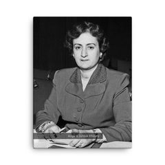 Angela Jurdak Khoury canvas print on a plain backdrop in size 18"x24".