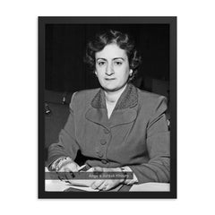 Angela Jurdak Khoury framed print on a plain backdrop in size 18"x24".