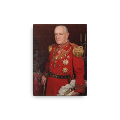 Angelo de Mojana di Cologna canvas print on a plain backdrop in size 12"x16".