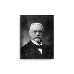 Angelo Moriondo canvas print on a plain backdrop in size 12"x16".