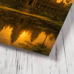 Angkor Wat metal print mockup