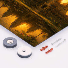 Angkor Wat metal print mockup