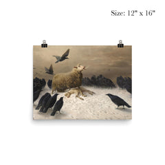 Anguish by August Friedrich Schenck, 1878 poster 3