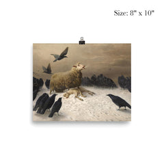 Anguish by August Friedrich Schenck, 1878 poster 4