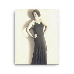 Anita Palmero canvas print on a plain backdrop in size 16"x20".