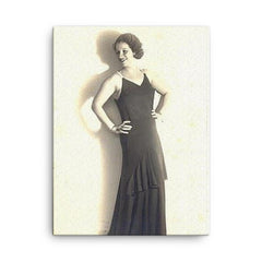Anita Palmero canvas print on a plain backdrop in size 18"x24".