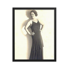 Anita Palmero framed print on a plain backdrop in size 16"x20".