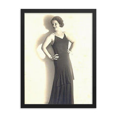 Anita Palmero framed print on a plain backdrop in size 18"x24".