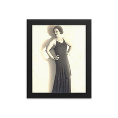 Anita Palmero framed print on a plain backdrop in size 8"x10".
