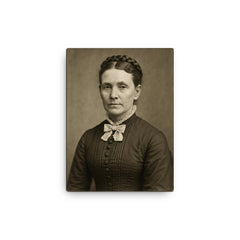 Ann Bullock canvas print on a plain backdrop in size 12"x16".