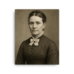 Ann Bullock canvas print on a plain backdrop in size 16"x20".