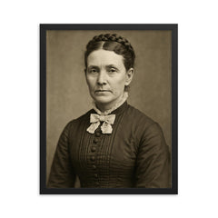 Ann Bullock framed print on a plain backdrop in size 16"x20".