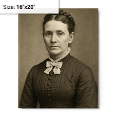 Ann Bullock metal print on a plain backdrop in size 16"x20".