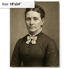 Ann Bullock metal print on a plain backdrop in size 18"x24".