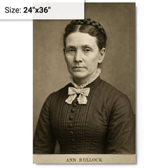Ann Bullock metal print on a plain backdrop in size 24"x36".