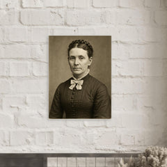 Ann Bullock metal print mockup