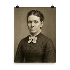 Ann Bullock poster on a plain backdrop in size 8"x10".