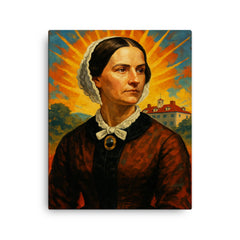 Ann Pamela Cunningham canvas print on a plain backdrop in size 16"x20".