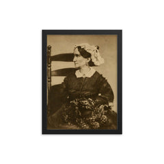Ann Pamela Cunningham framed print on a plain backdrop in size 12"x16".