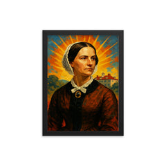 Ann Pamela Cunningham framed print on a plain backdrop in size 12"x16".