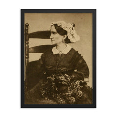 Ann Pamela Cunningham framed print on a plain backdrop in size 18"x24".