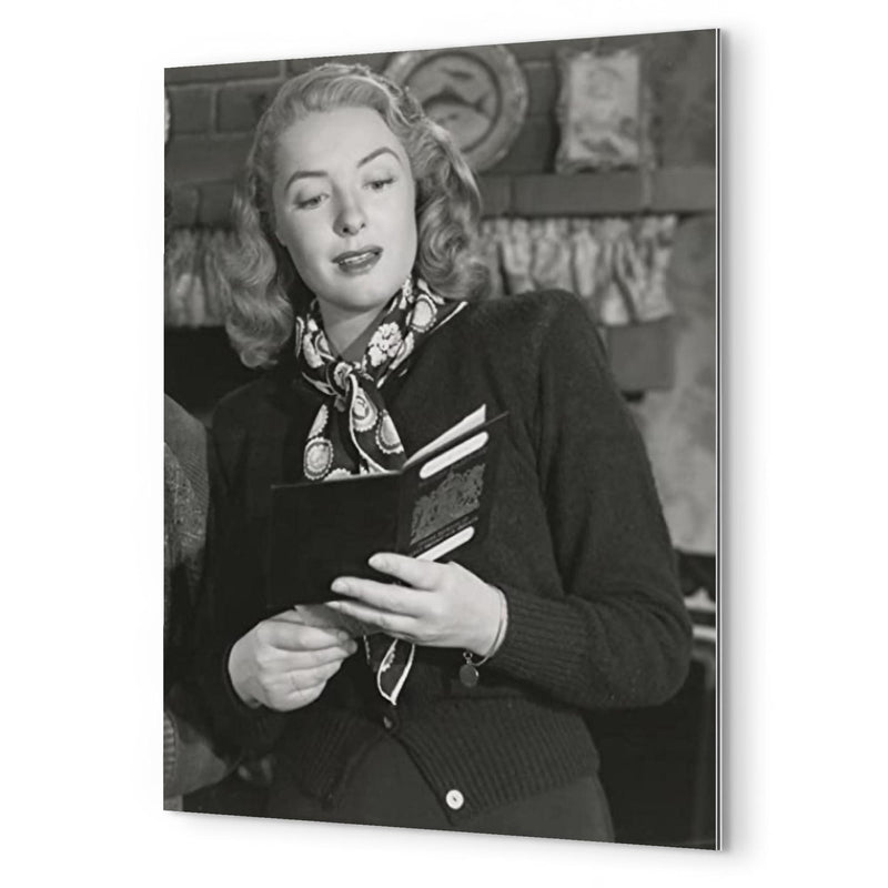 Ann Richards metal print mockup