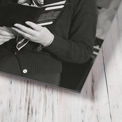 Ann Richards metal print mockup